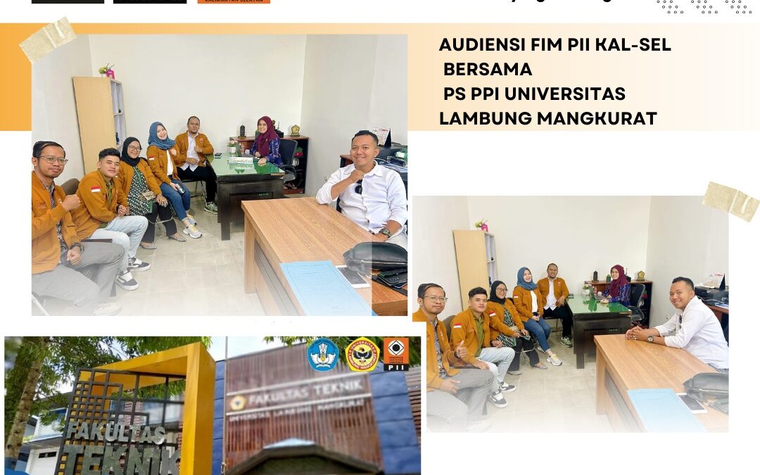 FIM PII Kalsel Goes To Campus: Audiensi ke PS PPI Universitas Lambung Mangkurat