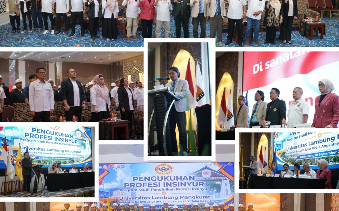 FIM PII Kalsel Hadiri Pengukuhan Profesi Insinyur PS PPI Universitas Lambung Mangkurat 2026